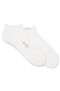 Two-pack of ankle socks in a bamboo blend, White