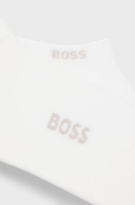 Two-pack of ankle socks in a bamboo blend, White