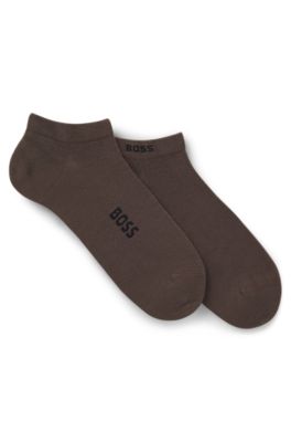 2-pack socks, Dark Brown