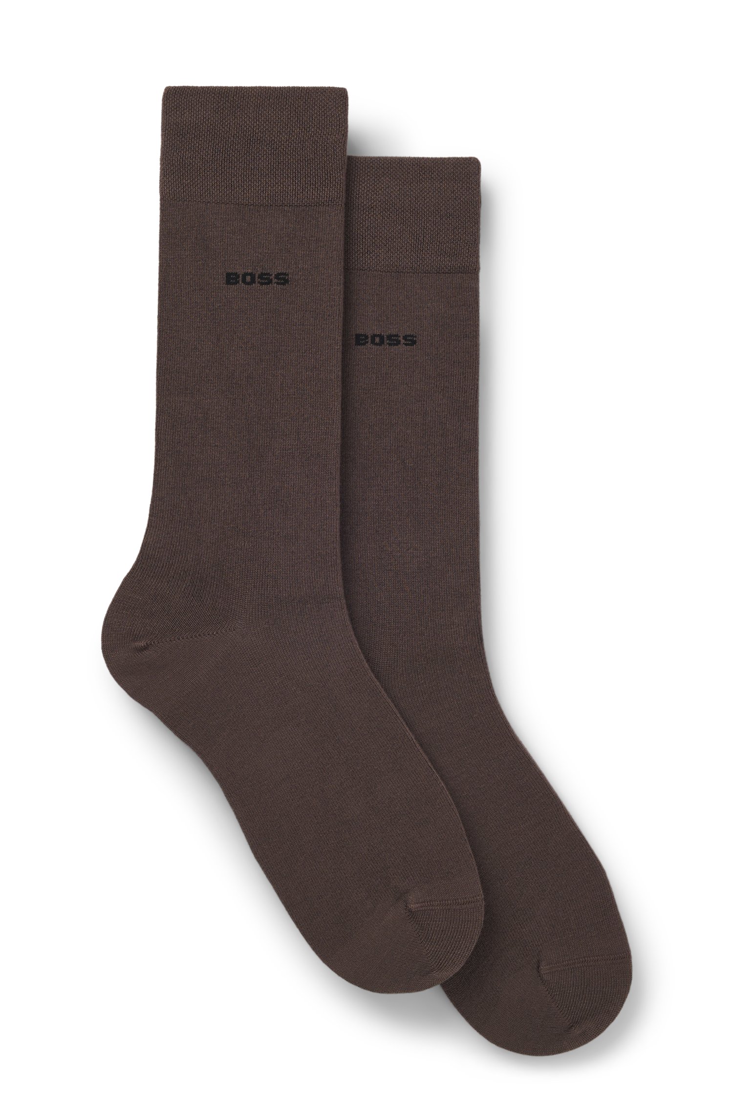 Boss 2-pack bamboo-blend regular-length socks strumpor herr