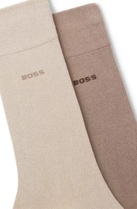 Two-pack of regular-length bamboo-blend socks