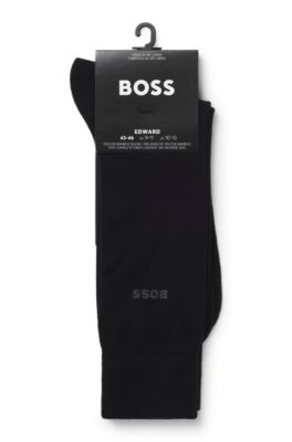 Mittelhohe Socken aus Bambus-Viskose-Mix, Schwarz