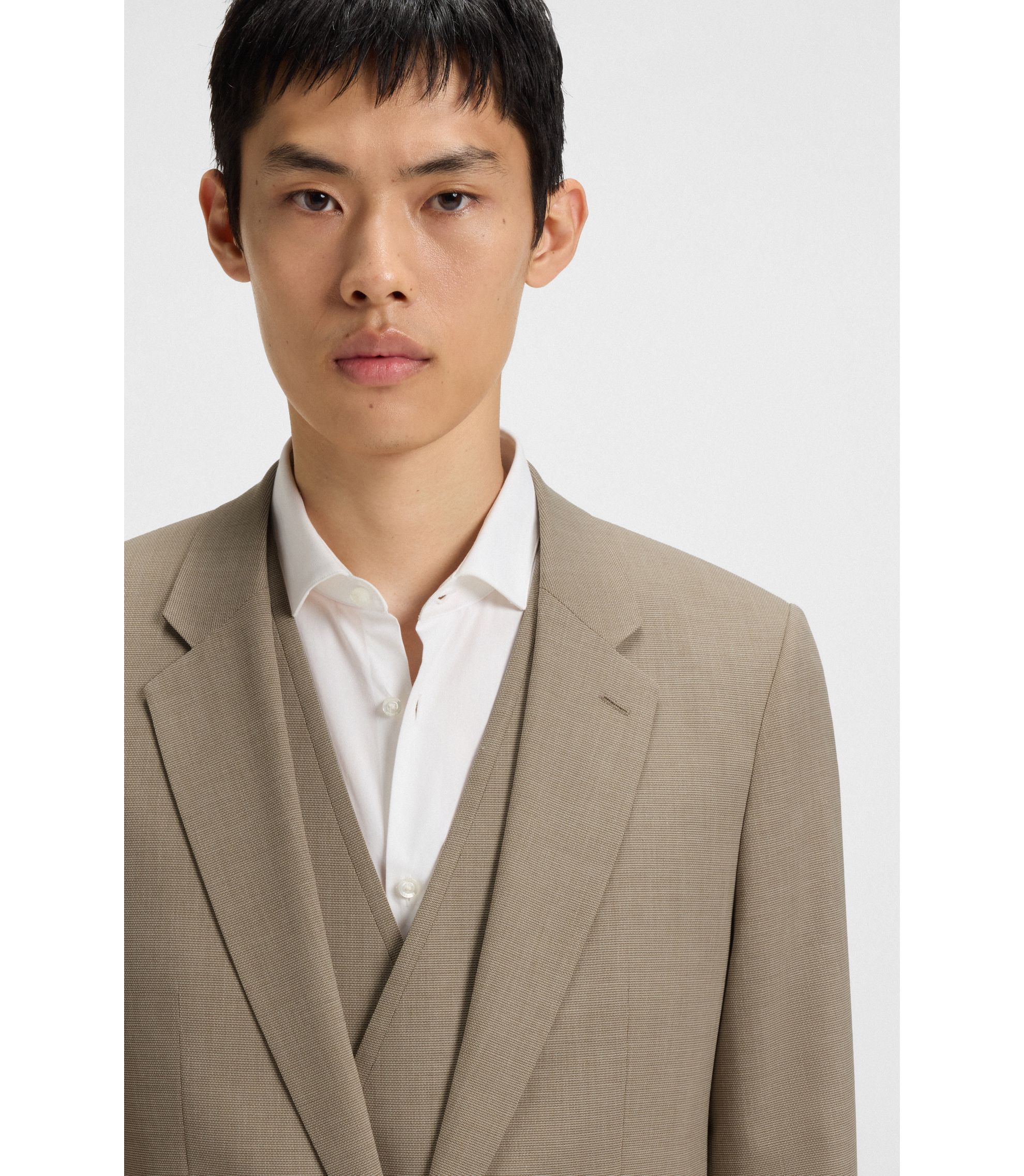 ブラウン スリーピース スーツ for Men by HUGO BOSS | Slim, Tailored