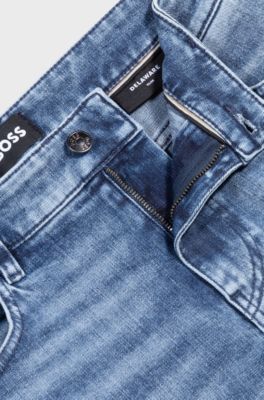 Jean Slim Delaware en denim stretch bleu, Bleu