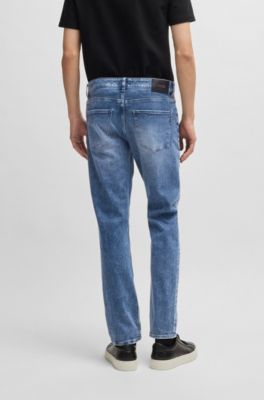 Jean Slim Delaware en denim stretch bleu, Bleu