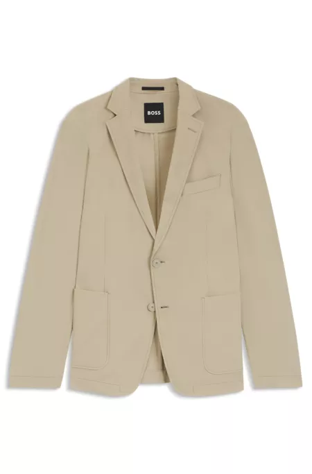 Slim-fit blazer in washable stretch fabric