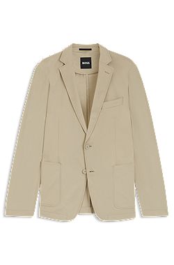 Slim-fit blazer in washable stretch fabric