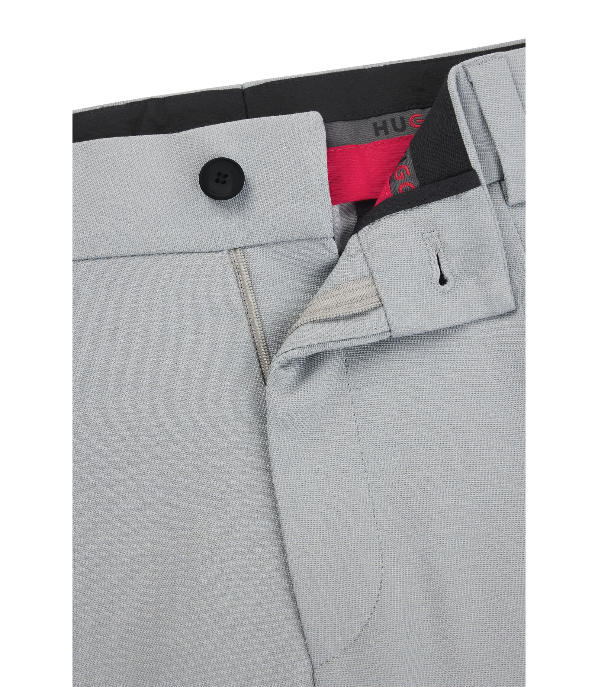 新品 HUGO BOSS 1プリーツ ウールスラックス グレー サイズ48 hbeu50538671_050_240?wid=1980&