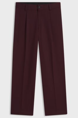 Modern-fit trousers, Dark pink