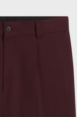 Modern-fit trousers, Dark pink