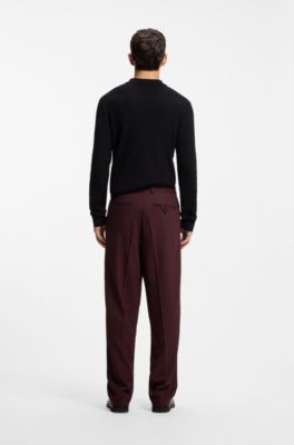 Modern-fit trousers, Dark pink