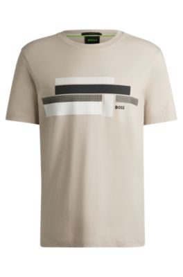 BOSS - Relaxed-fit T-shirt in stretch fabric with logo