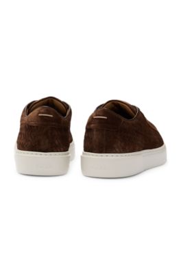 Santoni ダークブラウン スニーカー Santoni ダークブラウン スニーカー （編集長干場も自腹買いする