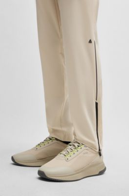 Active trousers with four-way stretch, Light Beige