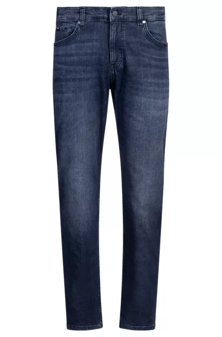 Maine regular-fit jeans in thermoregulating blue denim