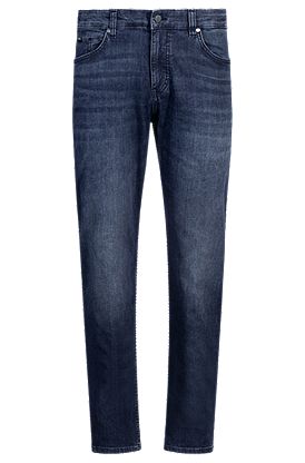 Vaqueros Maine regular fit en denim termorregulador azul