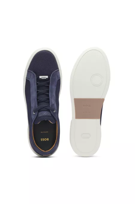 Gary low-top trainers with breathable knit uppers