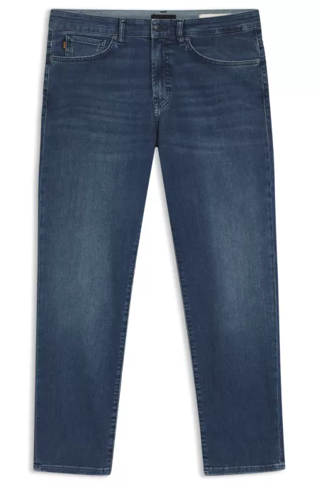 Maine regular-fit jeans in blue soft-motion denim