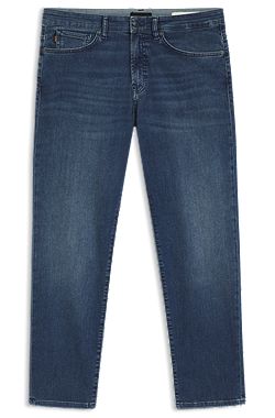 Maine regular-fit jeans in blue soft-motion denim