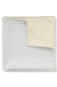 Silk pocket square with digital print, Light Brown