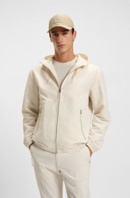 Seersucker cap with logo patch, Light Beige