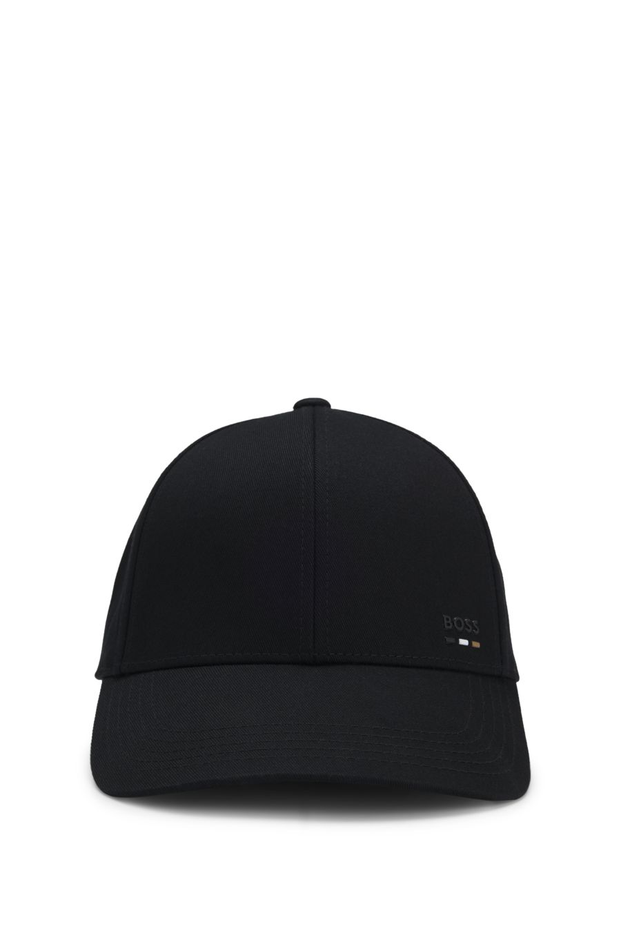BOSS Cotton-Twill Cap — Black
