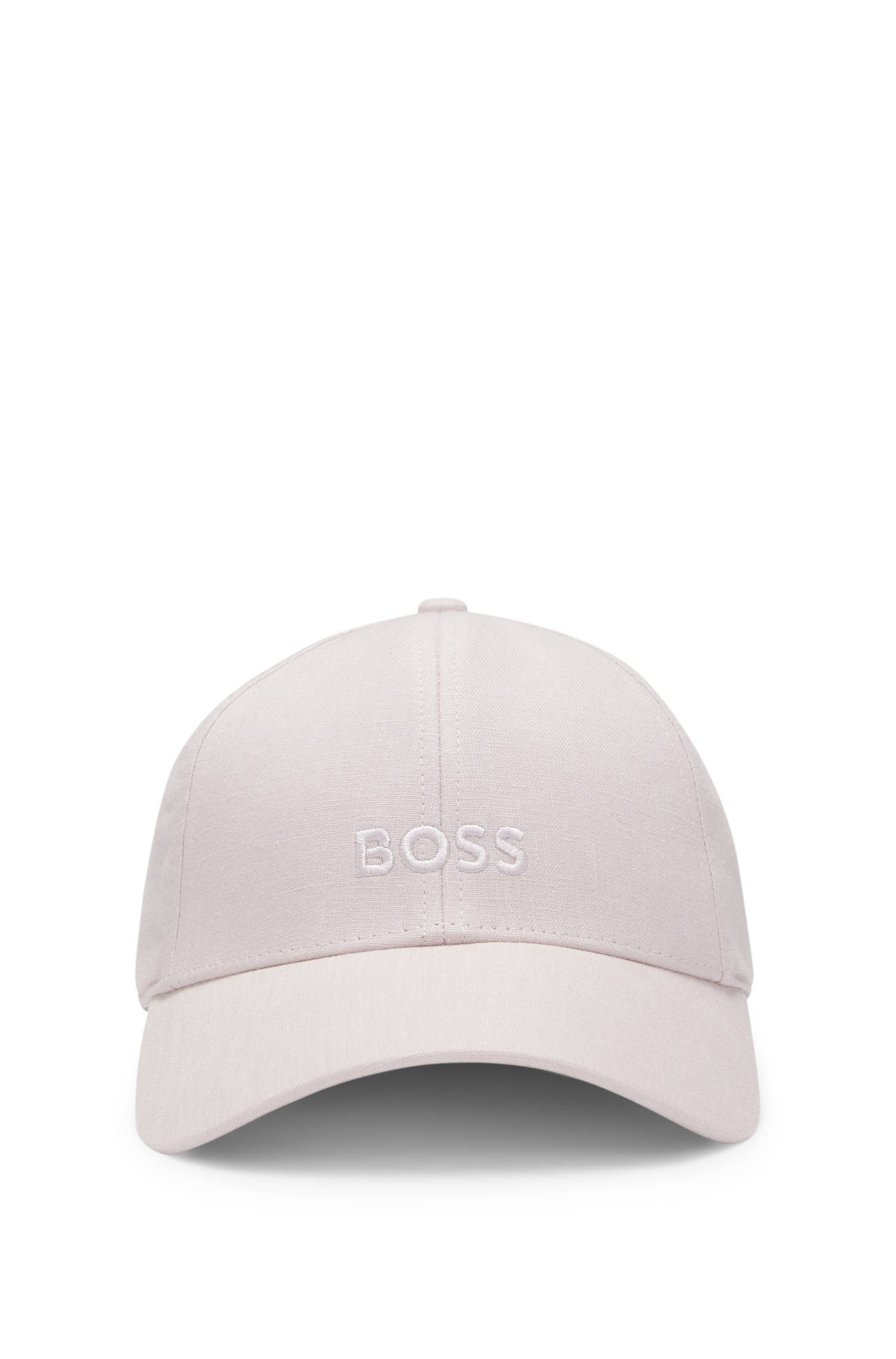 Boss Linen cap with embroidered logo kepsar dam – bild 4
