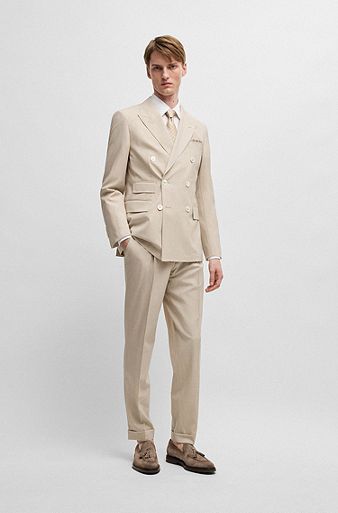 ブラウン スーツ for Men by HUGO BOSS | Slim, Tailored ブラウン スーツ for Men by HUGO BOSS | Slim, Tailored