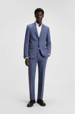 Chemise Extra Slim en satin de coton stretch, Blanc