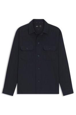 Chemise Relaxed en lin mélangé italien