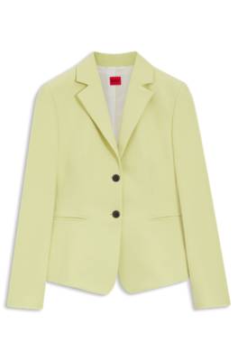 Hugo Slim-fit blazer in stretch material dam – bild 4