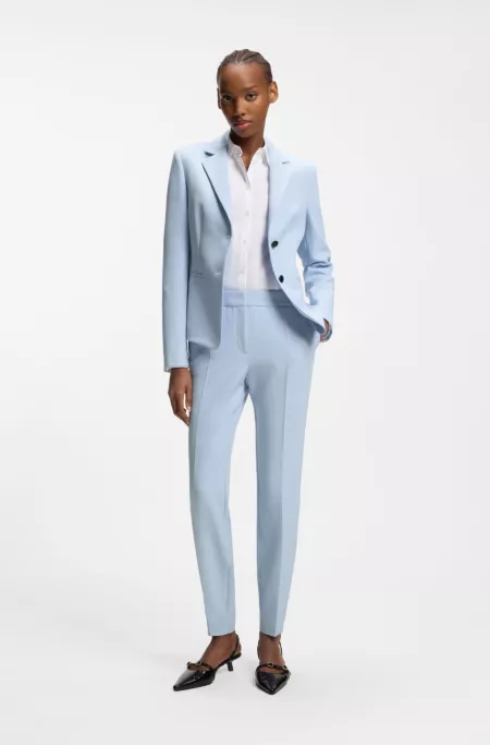 Slim-fit blazer in stretch material