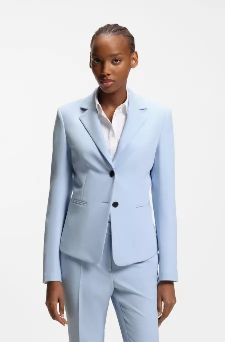 Slim-fit blazer in stretch material