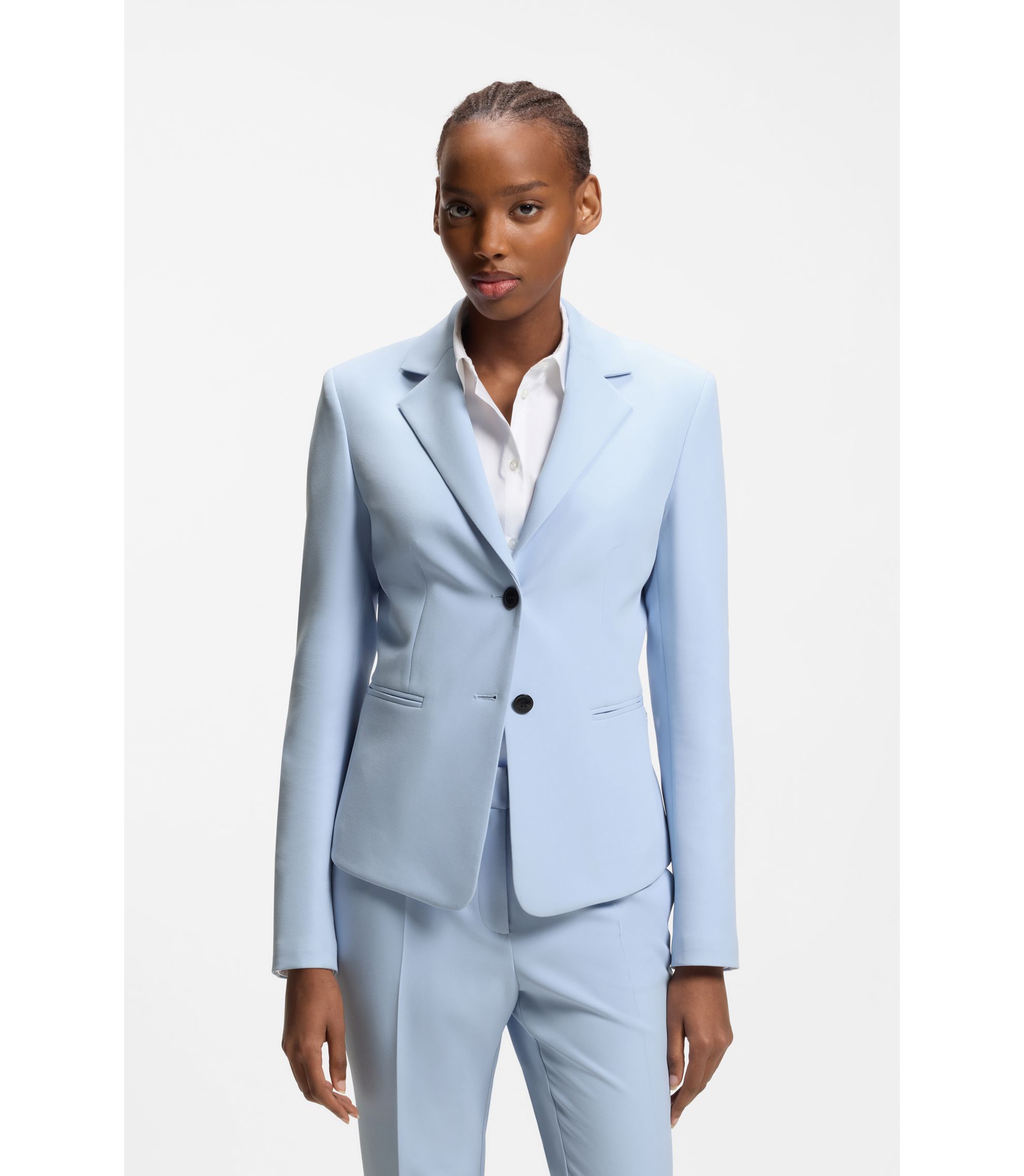 Slim-Fit Blazer aus Stretch-Gewebe