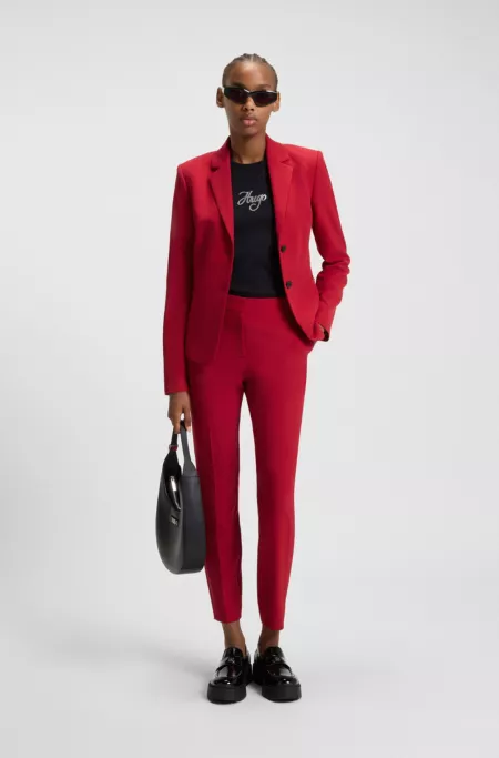 Slim-fit blazer in stretch material