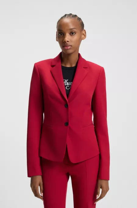 Slim-fit blazer in stretch material