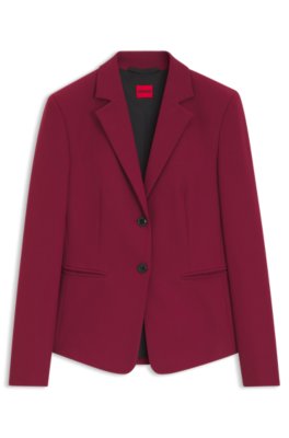 Slim-fit blazer in stretch material