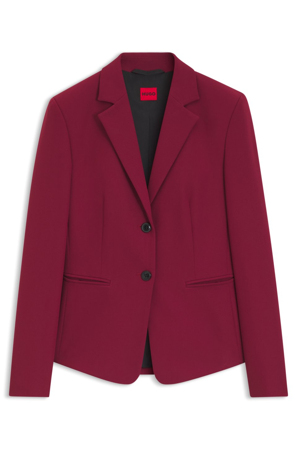 Slim-fit blazer in stretch material