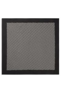 Printed bandana blended with silk, Black