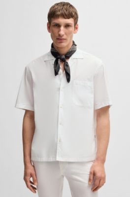 Printed bandana blended with silk, Black