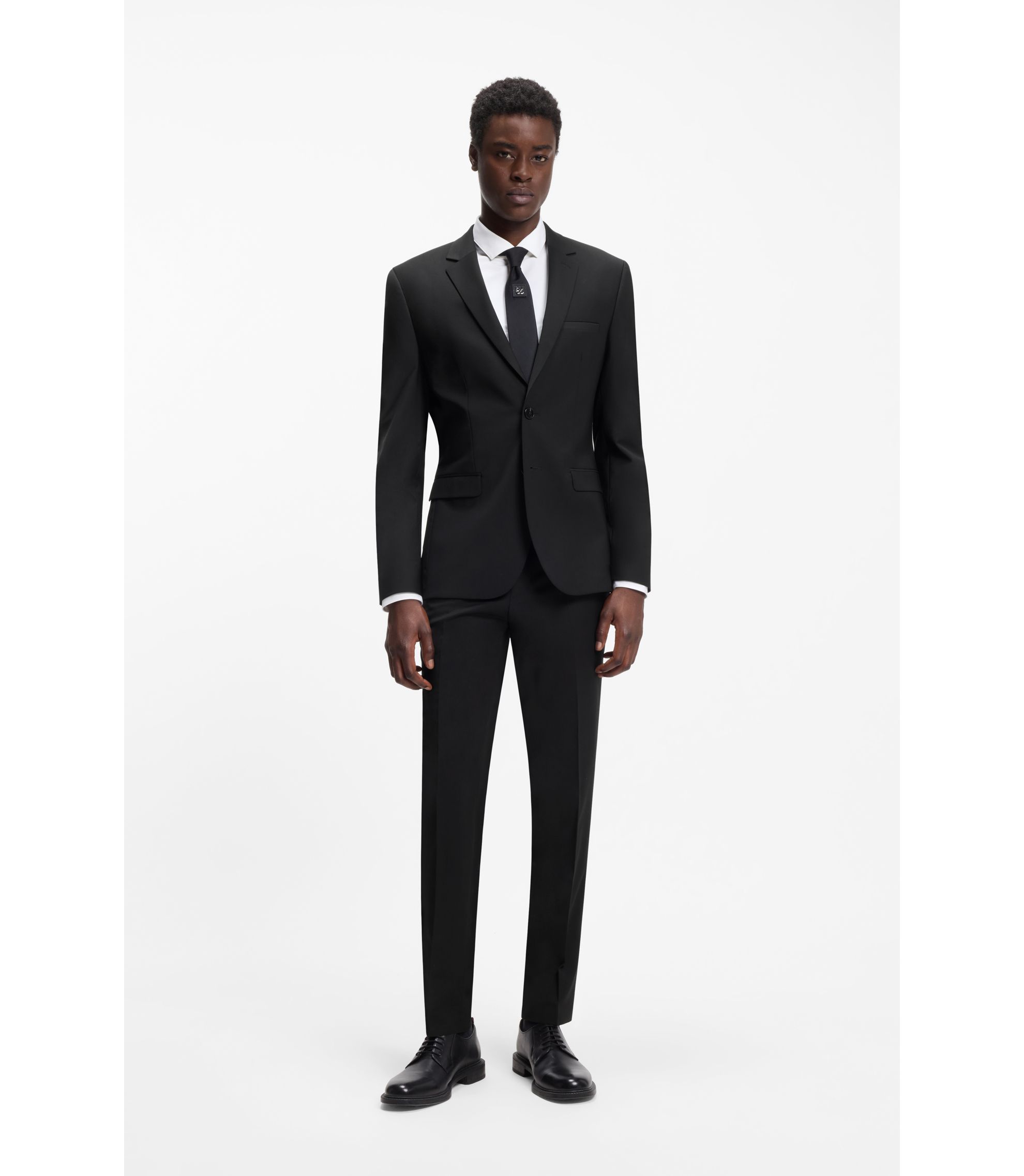 Extra Slim-Fit Zweiteiler aus Woll-Mix