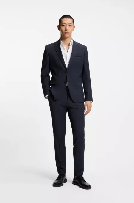 Costume deux pièces Extra Slim en laine mélangée