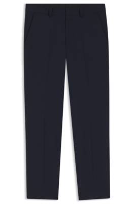 Modern-fit trousers in a performance-stretch wool blend 4