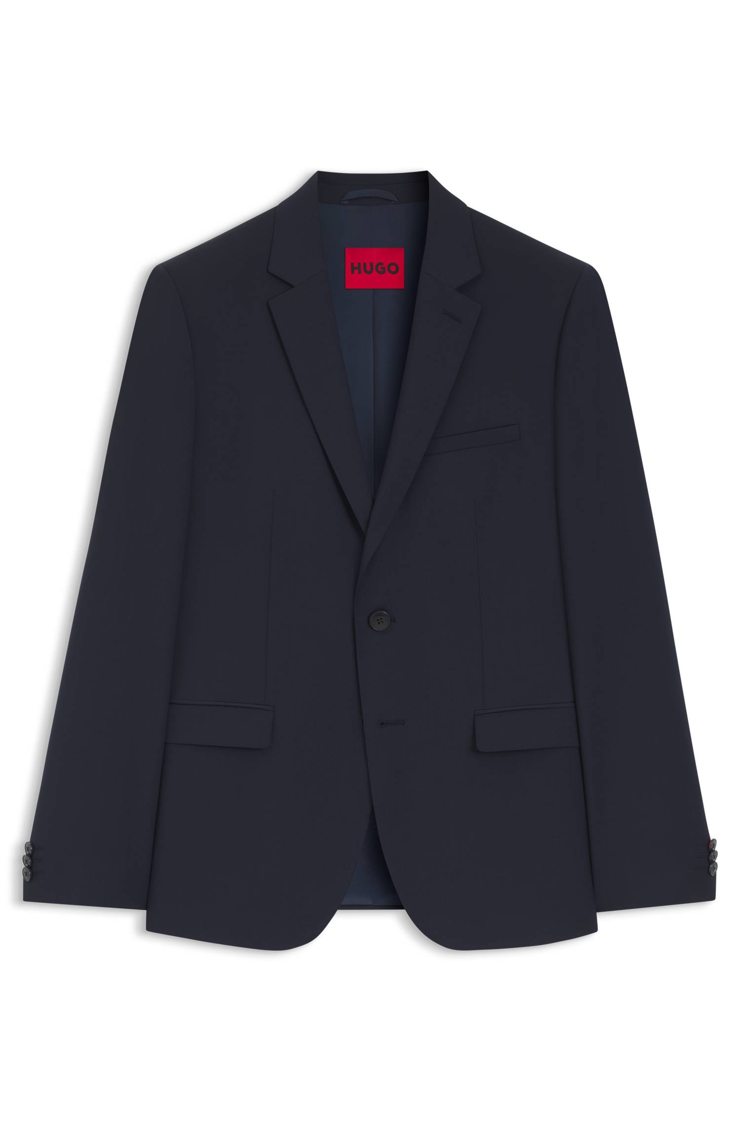 Hugo Extra-slim-fit blazer in a wool blend herr – bild 4