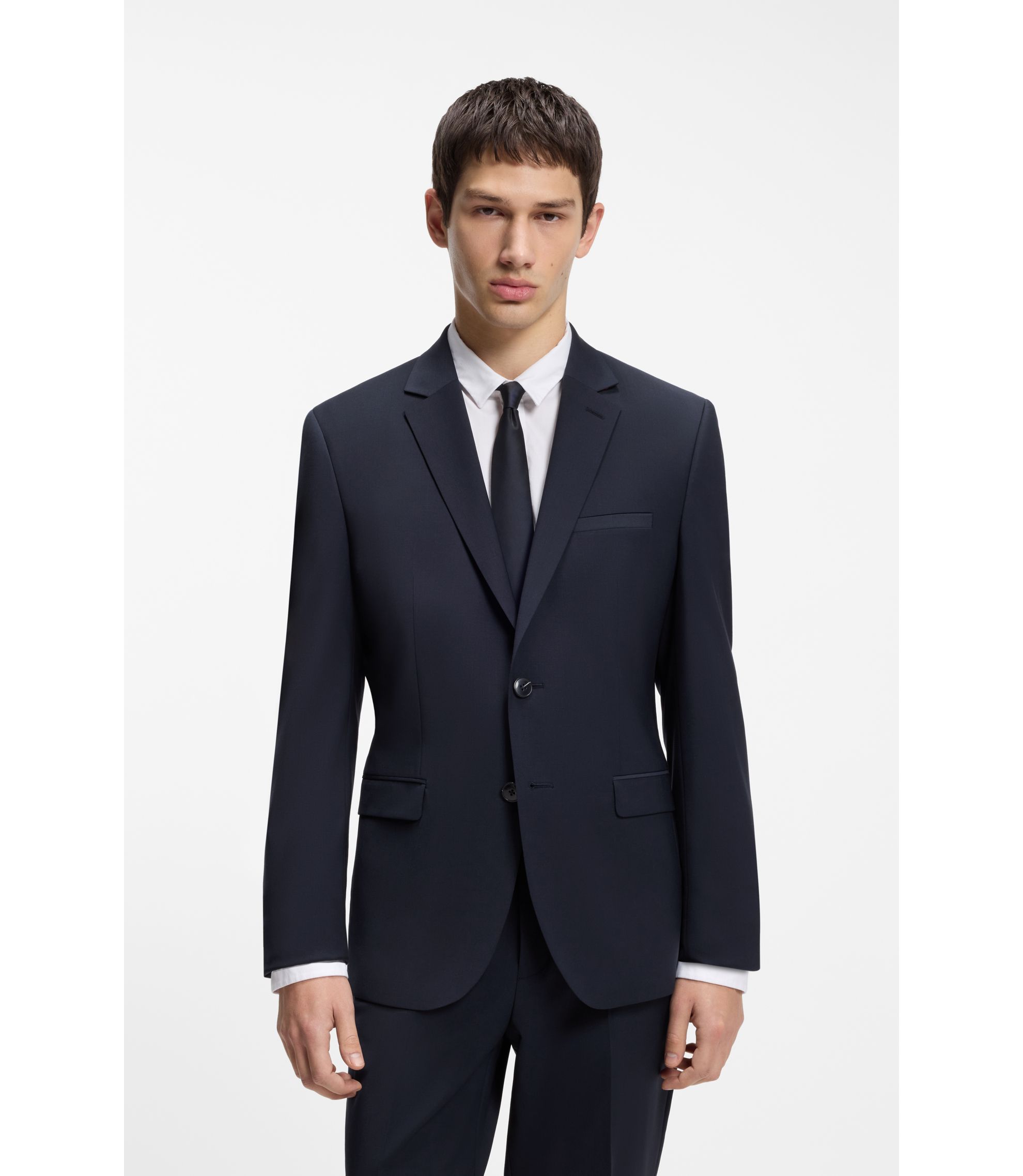 Extra Slim-Fit Sakko aus Woll-Mix