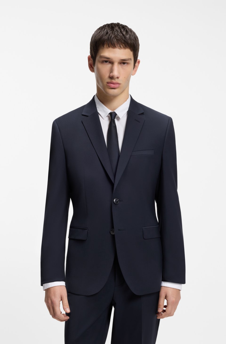 Extra-slim-fit blazer in a wool blend