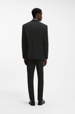 Hugo Modern-fit suit jacket in a stretch-wool blend kavajer herr – bild 2