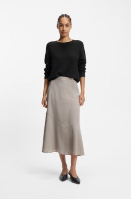 Relaxed-fit sweater in cotton, Dark Blue