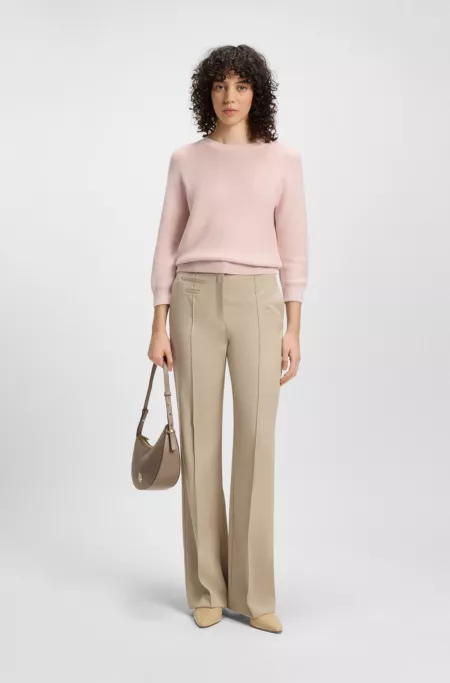 Knitted sweater in cotton