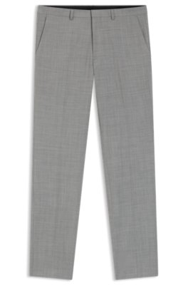Extra-slim-fit trousers in a wool blend